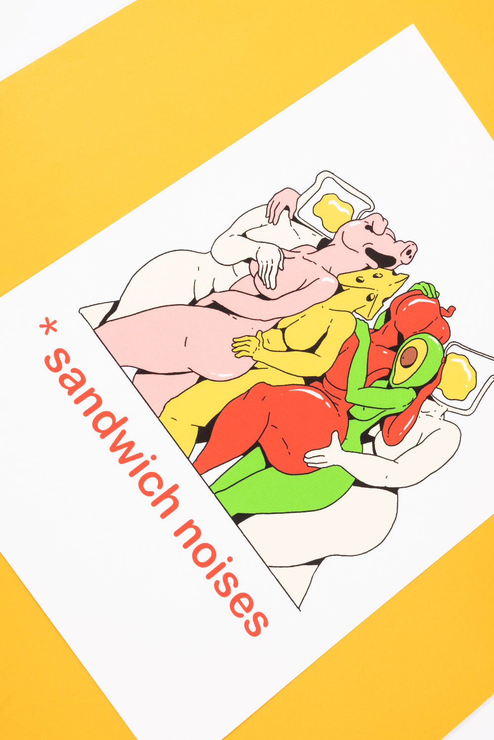 Sandwich Noises A3 Print