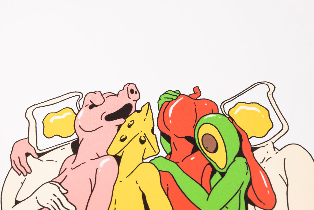 Sandwich Noises A3 Print