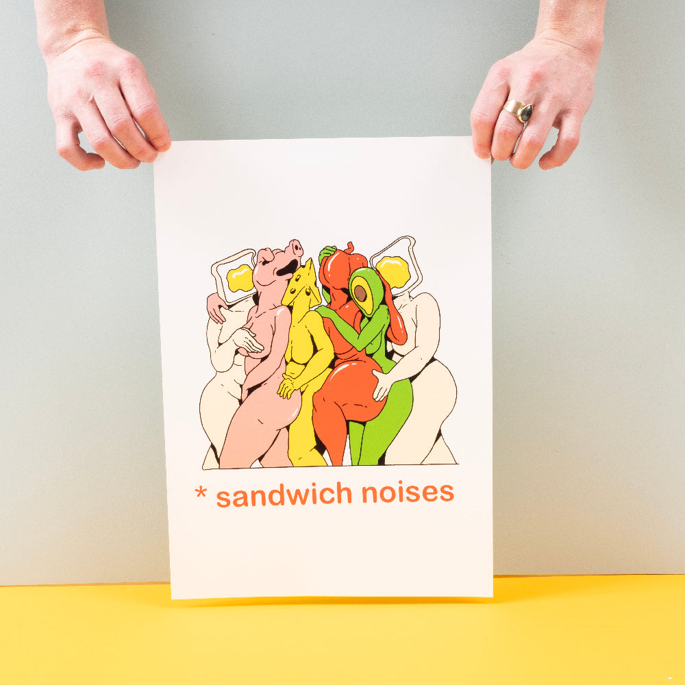 Sandwich Noises A3 Print