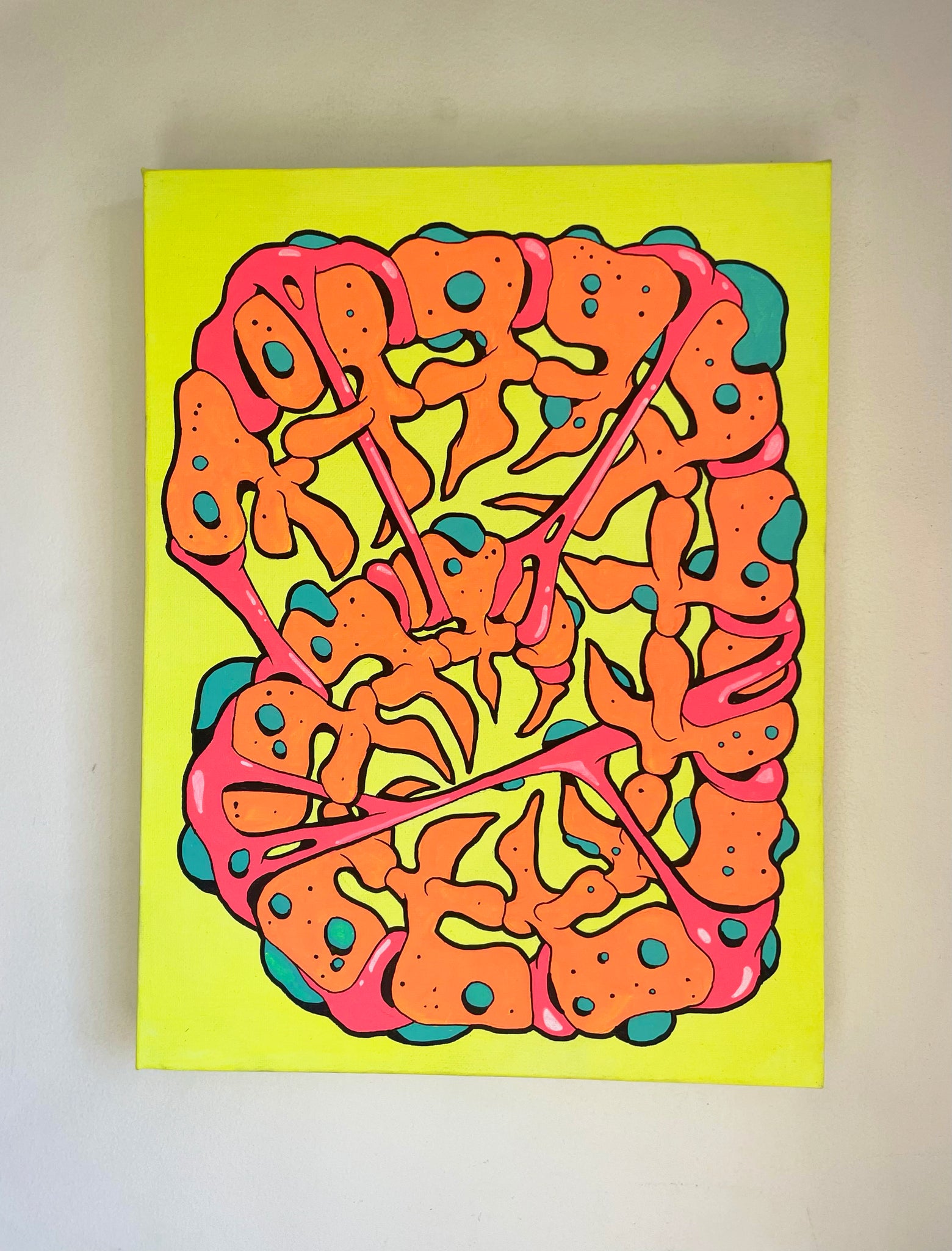Coral Spine Painting