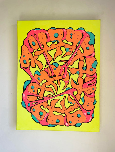 Coral Spine Painting