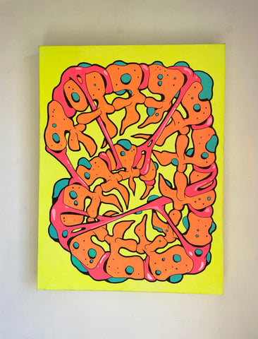 Coral Spine Painting