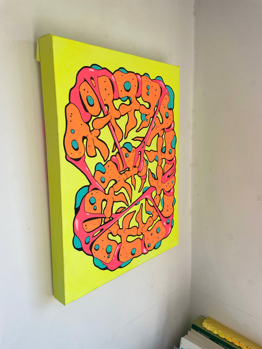 Coral Spine Painting