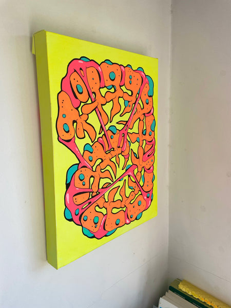 Coral Spine Painting